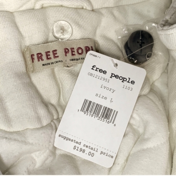 Free People Georgia Borg Bomber Jacket With Removable Faux Fur Collar - Picture 6 of 8